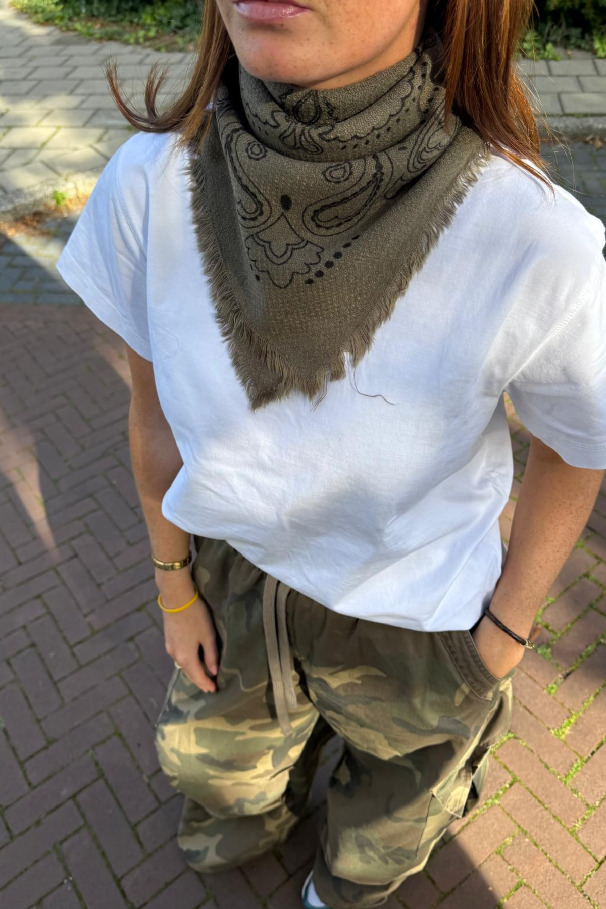 BANDANA SCARF – DARK GREEN