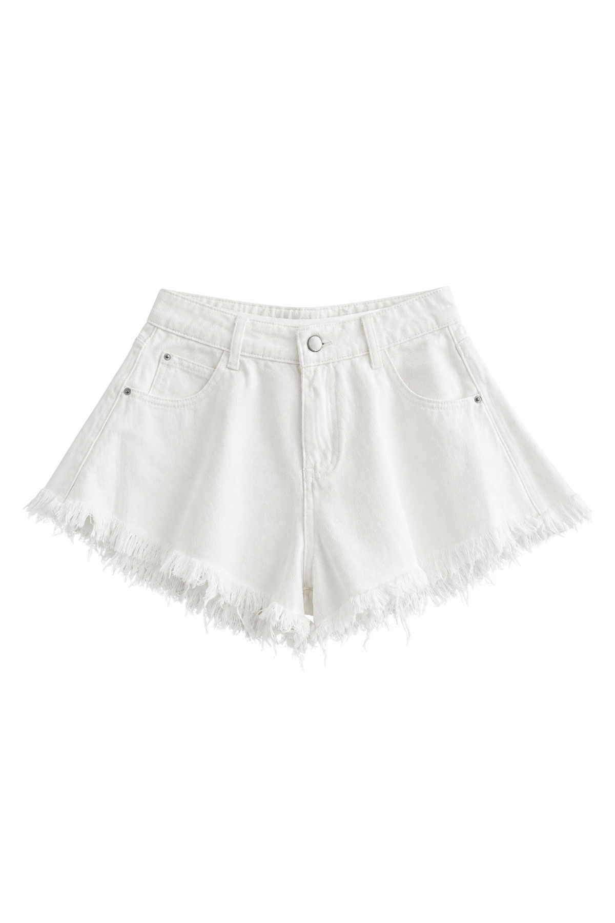 ELIN DENIM SHORT - WHITE